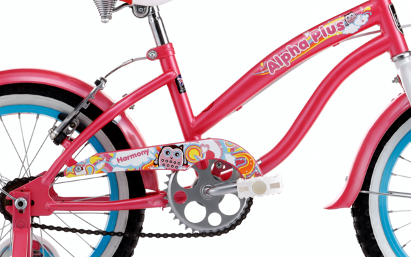 Alpha Plus Kinderrad 16” Cruiser Harmony Rot (RH:  25 cm)